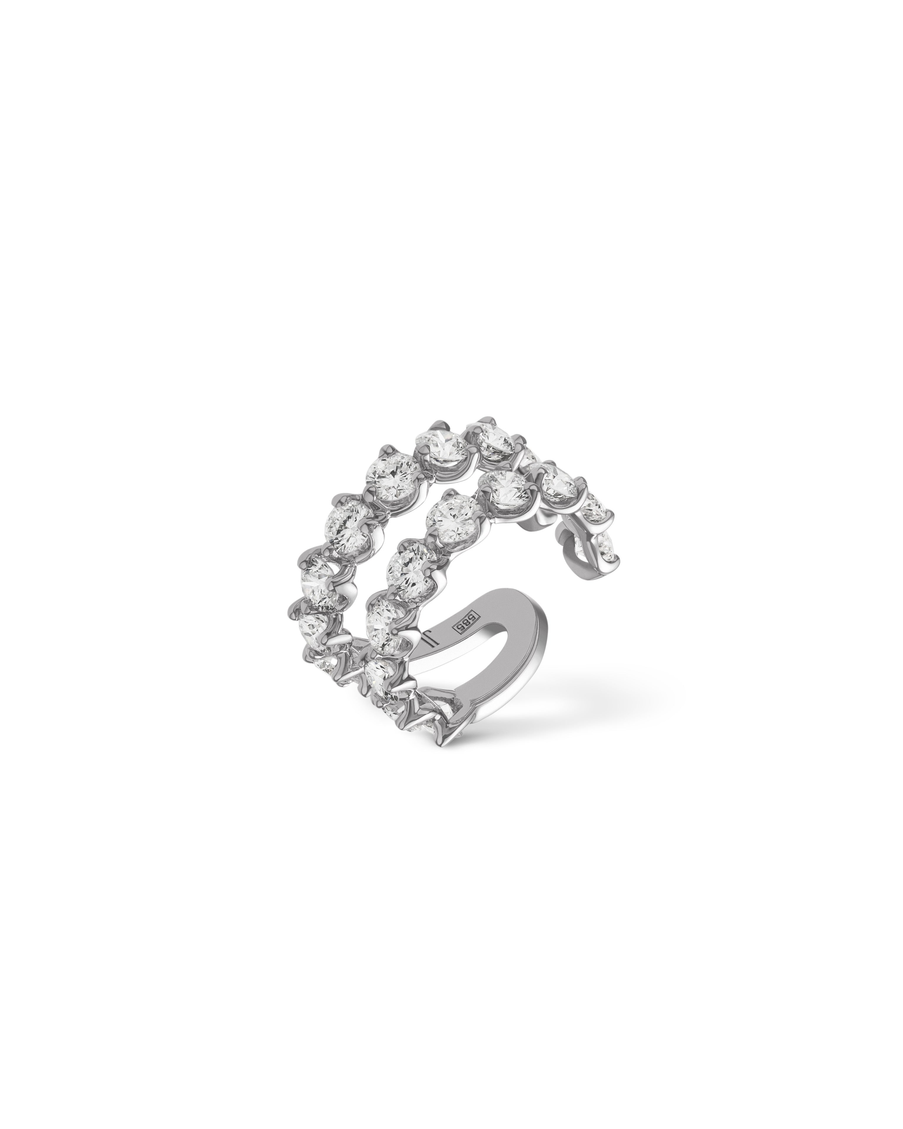 EL09 Cuff with diamonds