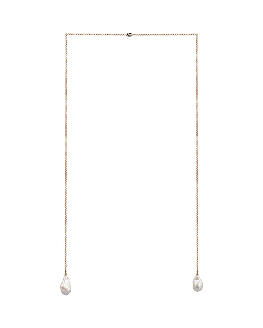 SM02 Balance necklace with baroque pearls