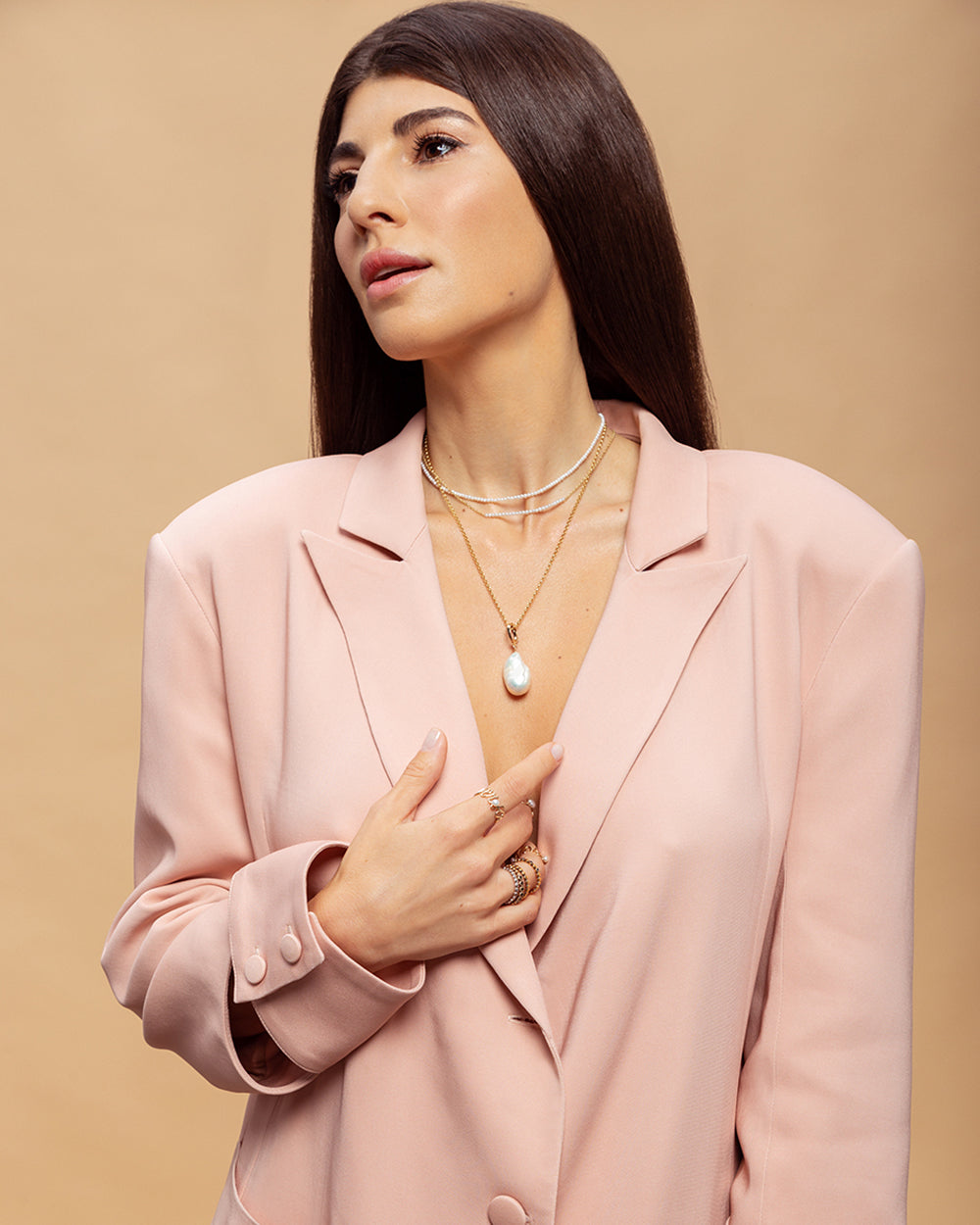 SM24 Pendant with baroque pearl