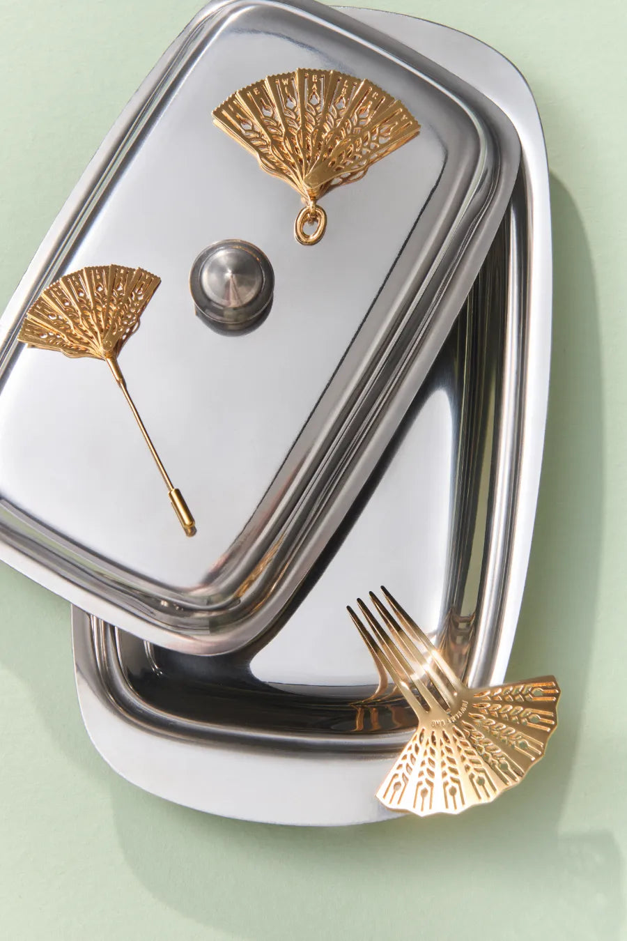 ES01 Шпилька Віяло маленьке