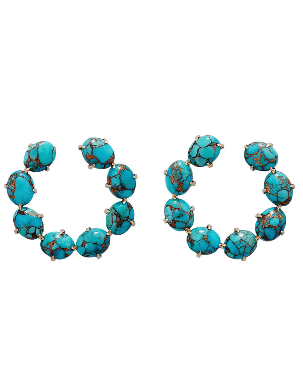 OC05 Earrings with turquoise